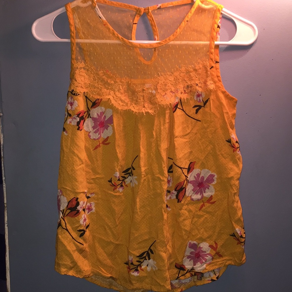 ▪️Tumblr Yellow Tank Top▪️